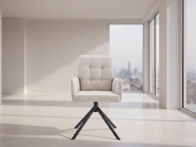 Chaise pivotante en tissu - Tonella