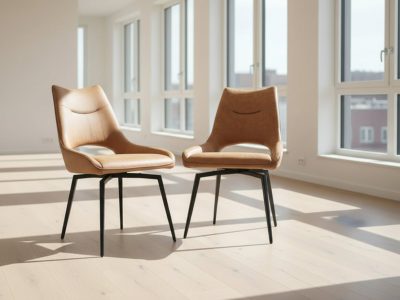 Lot de 2 chaises pivotante - Telia
