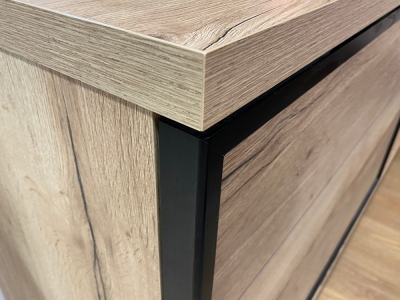 Bahut en bois portes coulissantes - Rosa