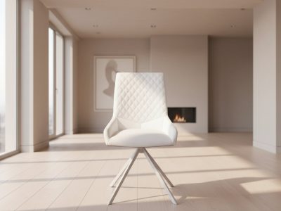Chaise de salle à manger en simili cuir - Lola