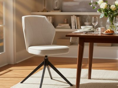 Chaise en tissu pivotante - Venise