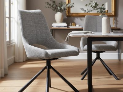 Lot de 2 chaises pivotantes - Gaston