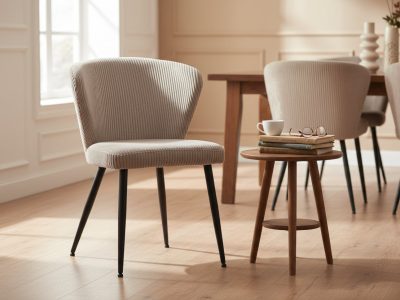 Chaise en velours cotelé - Tunada
