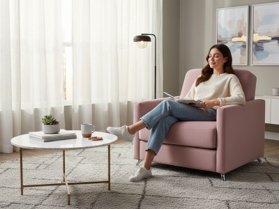 Fauteuil convertible rapido 1 place - Ambre