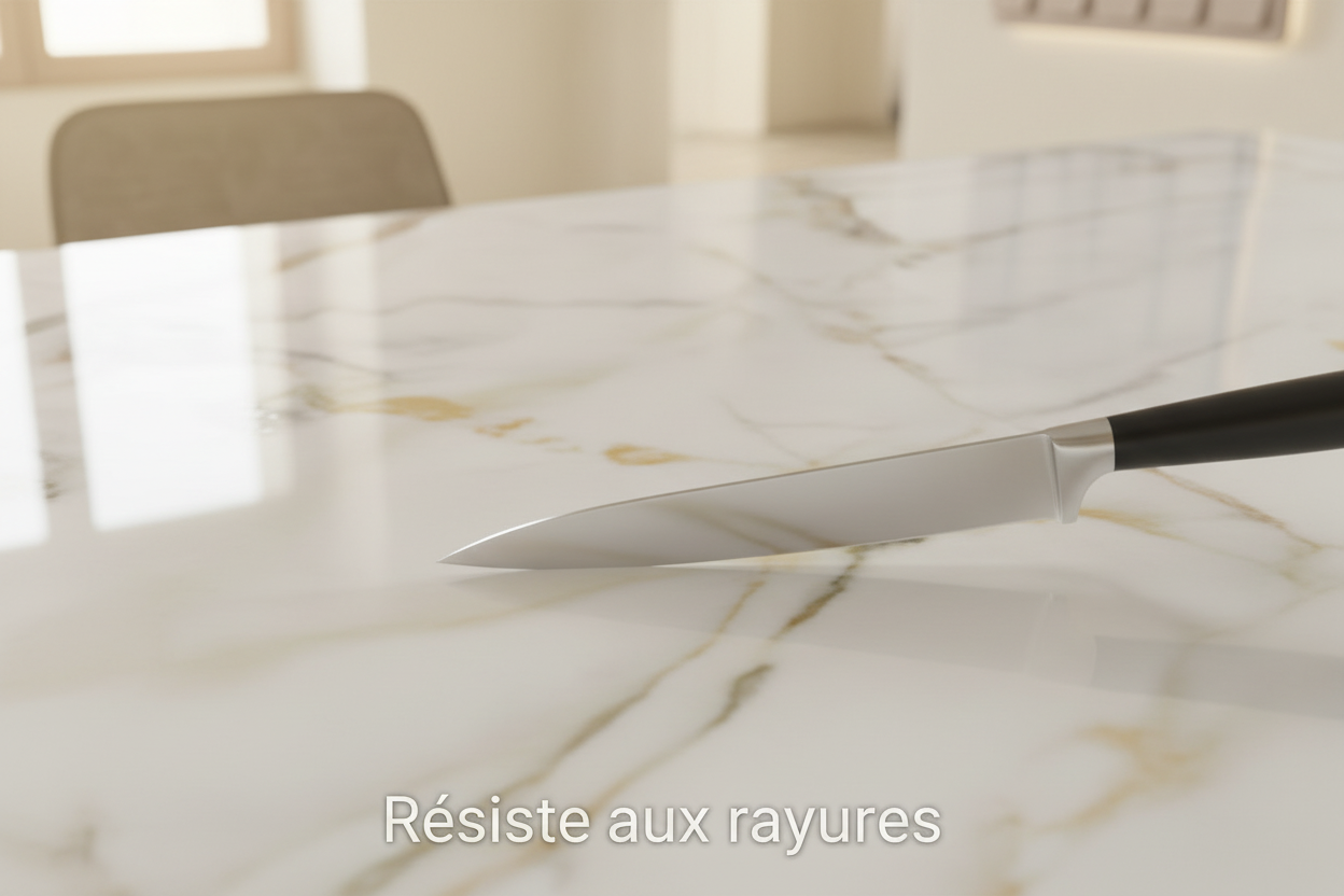 Table extensible céramique 6 mm Ontario XL Akante – 200 à 300 cm