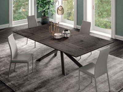 Table à manger extensible en bois - Quatro Ozzio