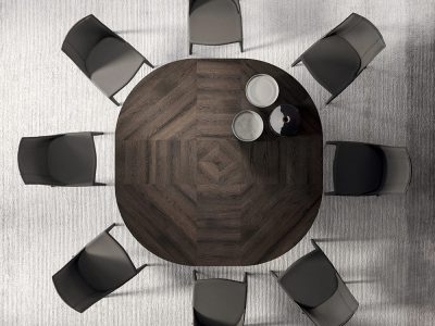 Table ronde extensible en bois - Roundy