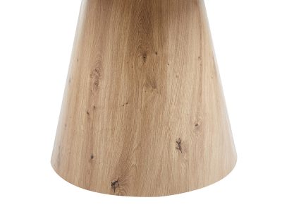Table à manger ronde en bois clair - Tiguan