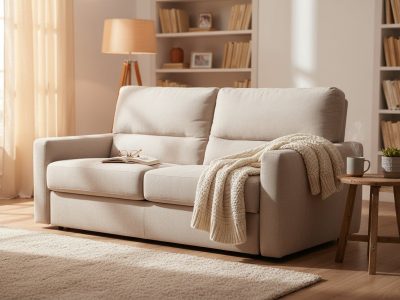 Canapé convertible rapido beige - Rita