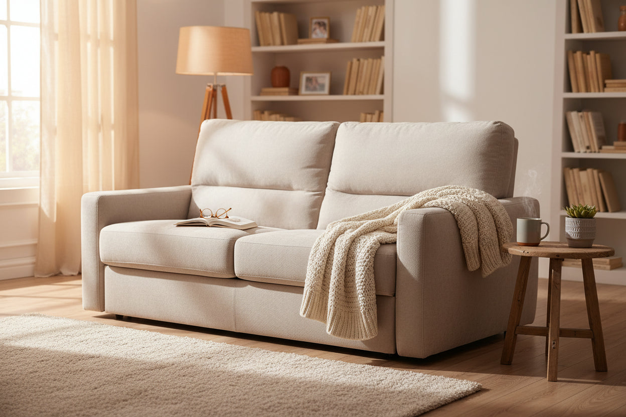 Canapé convertible rapido beige - Rita